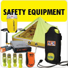 Safety Equipment, Blankets/Shelter, Carbon Monoxide Detectors, First Aid Kits, Flares/Strobes, Goggles, Hand Warmers, Life Rafts, Life Vests, Motion Sickness Relief, Personal Locator Beacons, Smoke Hoods, Streamers/Signals, Survival Kits, Survival Guide Book