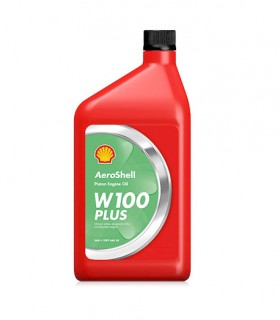 Aeroshell Oil W100 Plus single 1 ltr bottle