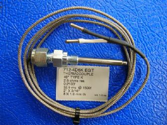 WESTACH EGT PROBE K WIRE 8X1.0MM THD 712-4D6K NON TSO