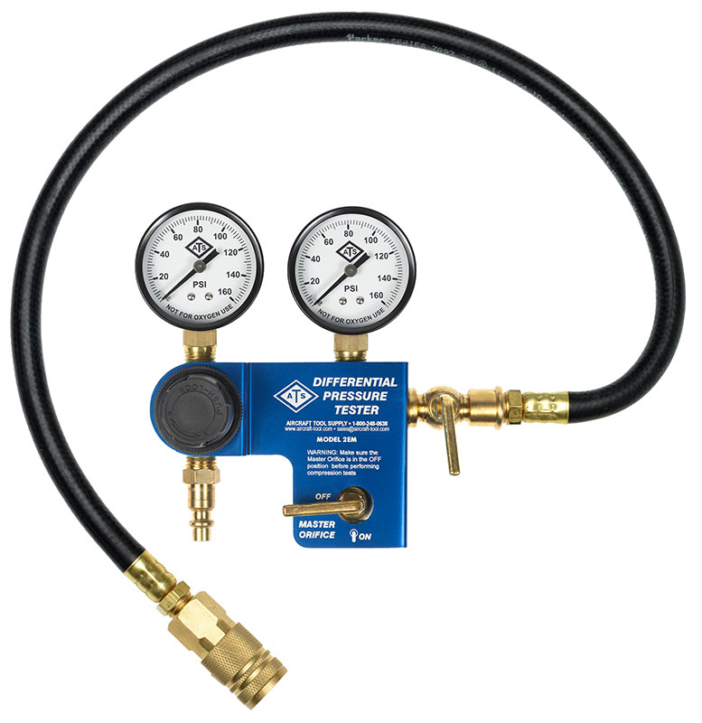 DIFFERENTIAL PRESSURE TESTER W/ MASTER ORIFICE (LARGE BORE)