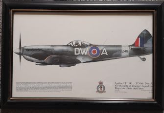 Spitfire Print Framed