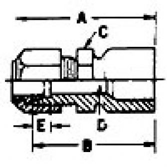 NYLO-SEAL FITTING 266N-06X04