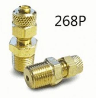 BRASS MALE CONN 268P-04X02