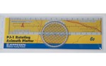 Jeppesen Rotating Azimuth Protractor/Scale Rule
