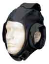 Leather flying helmet